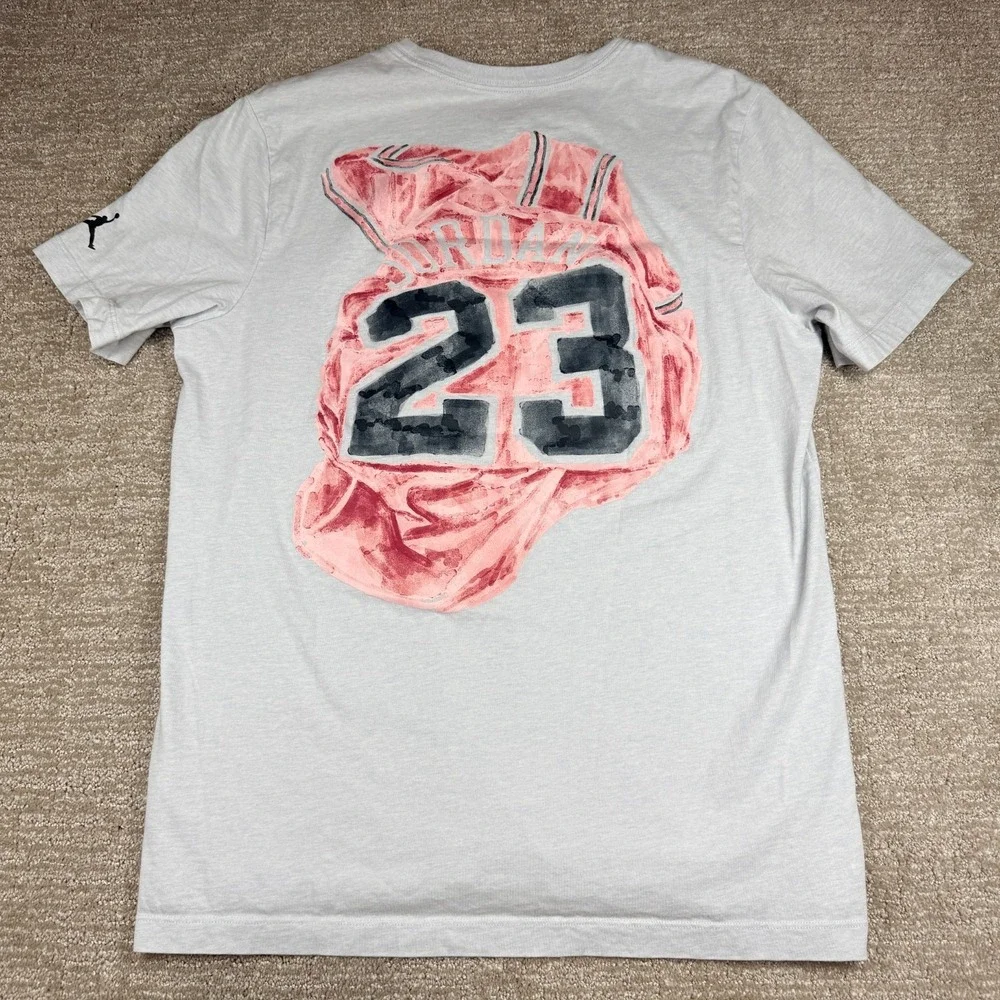 Nike Air‎ Jordan T Shirt Mens Large Blue Jumpman Logo Minimalist Athletic Tee
